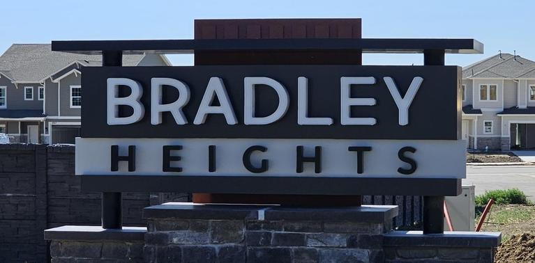 Bradley Heights Monument Sign